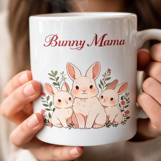 Bunny Mama Mug - 11oz Ceramic Mug