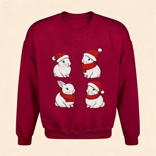 Christmas Bunnies Crewneck