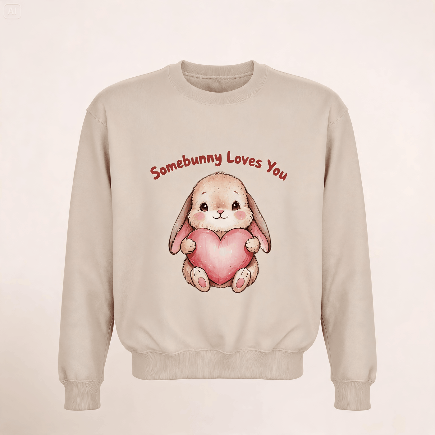 Somebunny Loves You crewneck sweatshirt