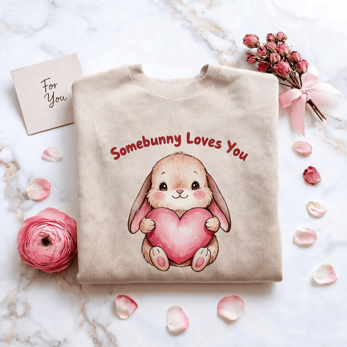 Somebunny Loves You Crewneck