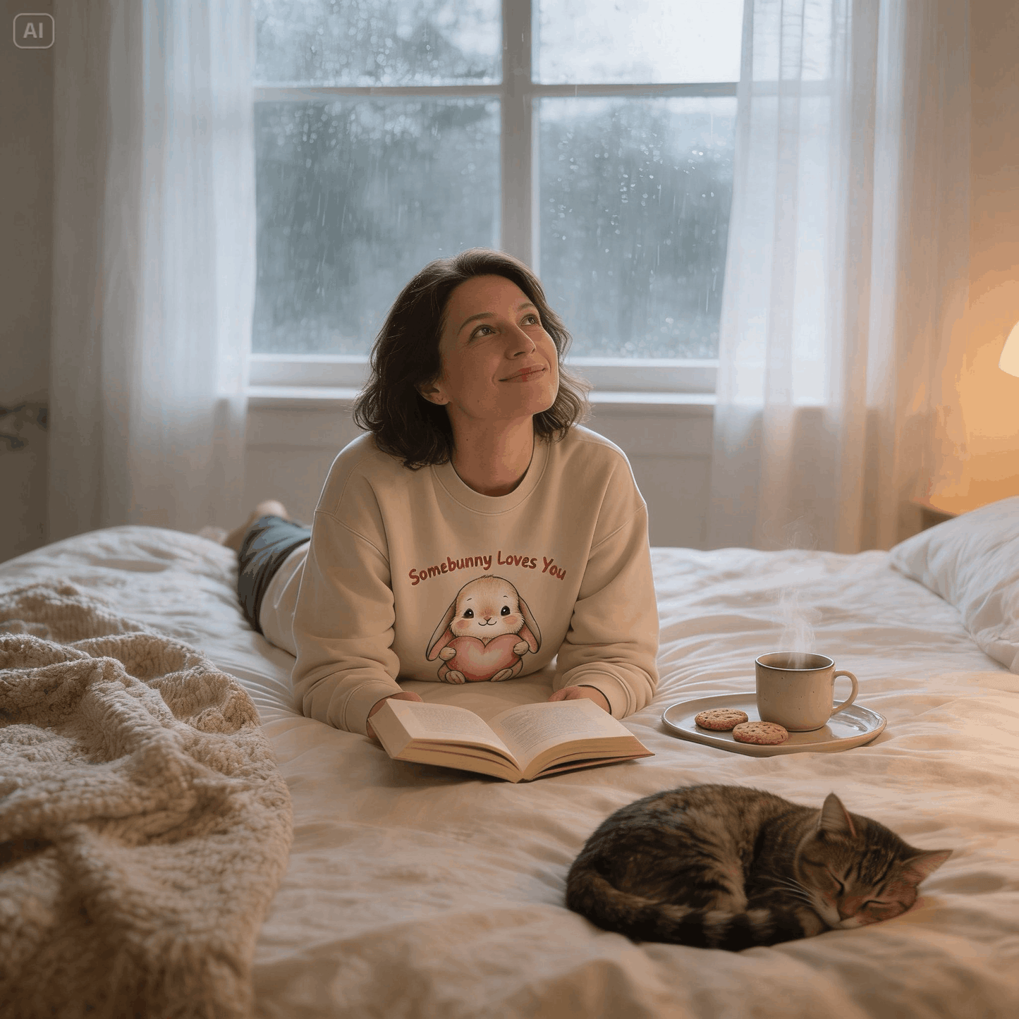Somebunny Loves You Crewneck
