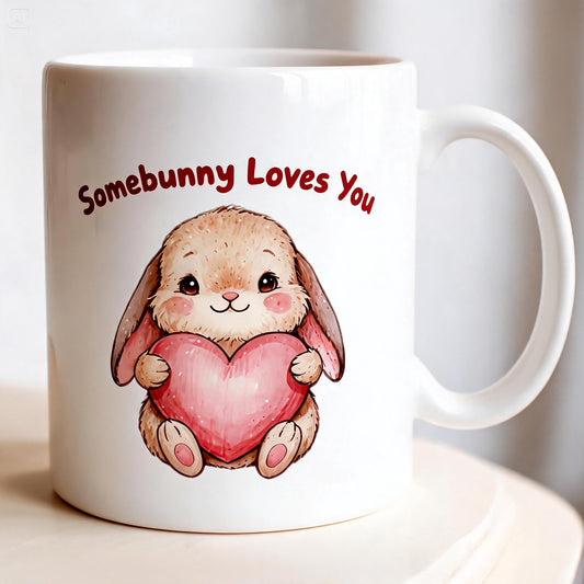 Somebunny Loves You - 11oz Ceramic Cup