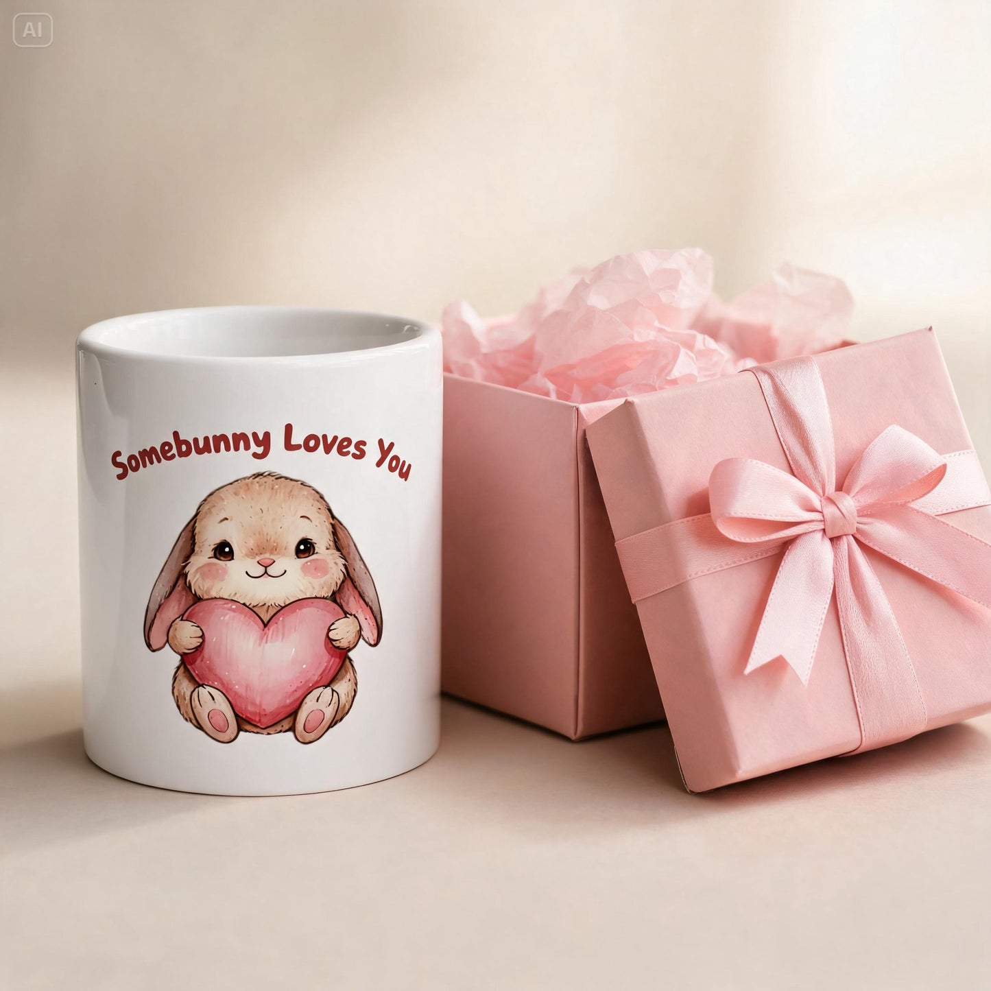 Somebunny Loves You - 11oz Ceramic Cup