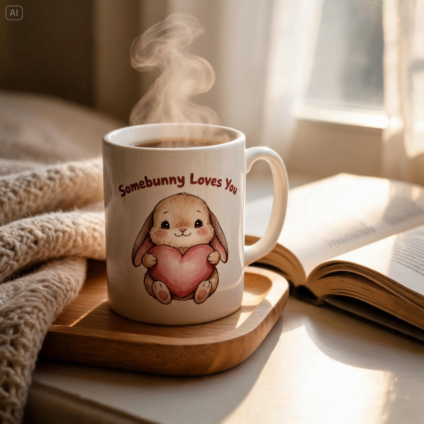 Somebunny Loves You - 11oz Ceramic Cup