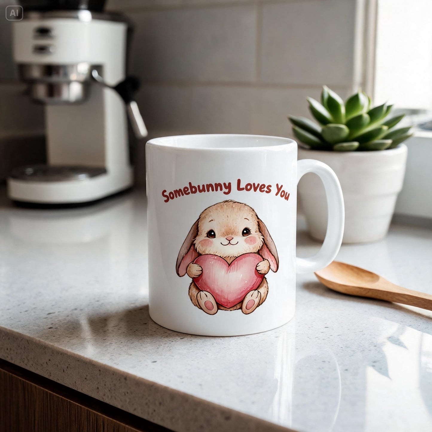 Somebunny Loves You - 11oz Ceramic Cup